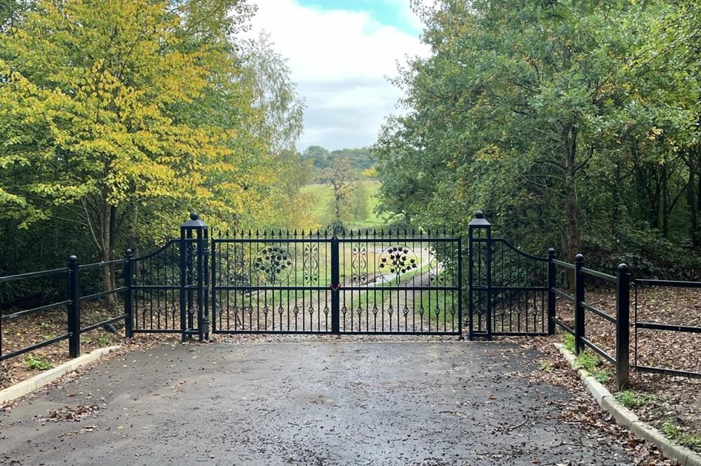 New gate at Alne Wood Park