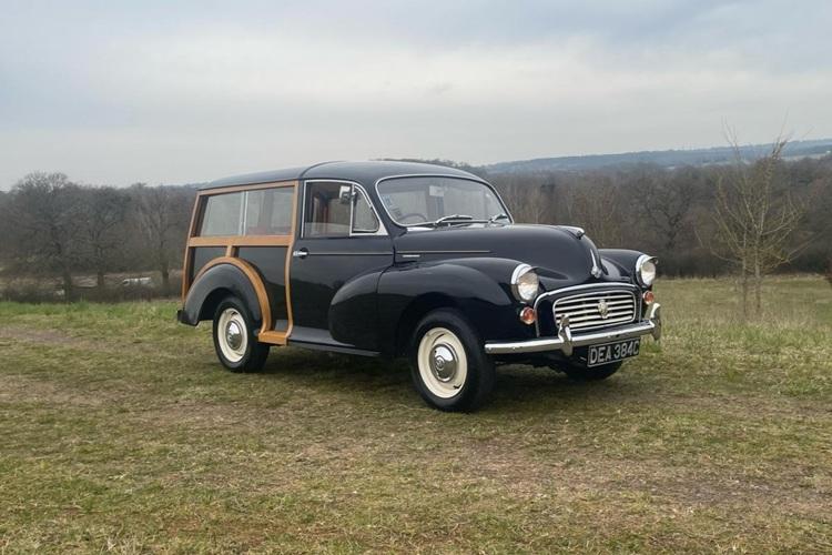 Morris Minor hearse at Alne Wood Park
